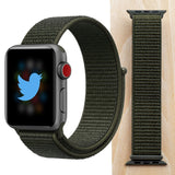 High Quality Nylon Sport Loop Replacment for Apple Watch band 44mm Series 5 4 3 2 1 Breathable Woven Strap 42mm iwatch 40mm 38mm