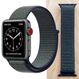 High Quality Nylon Sport Loop Replacment for Apple Watch band 44mm Series 5 4 3 2 1 Breathable Woven Strap 42mm iwatch 40mm 38mm