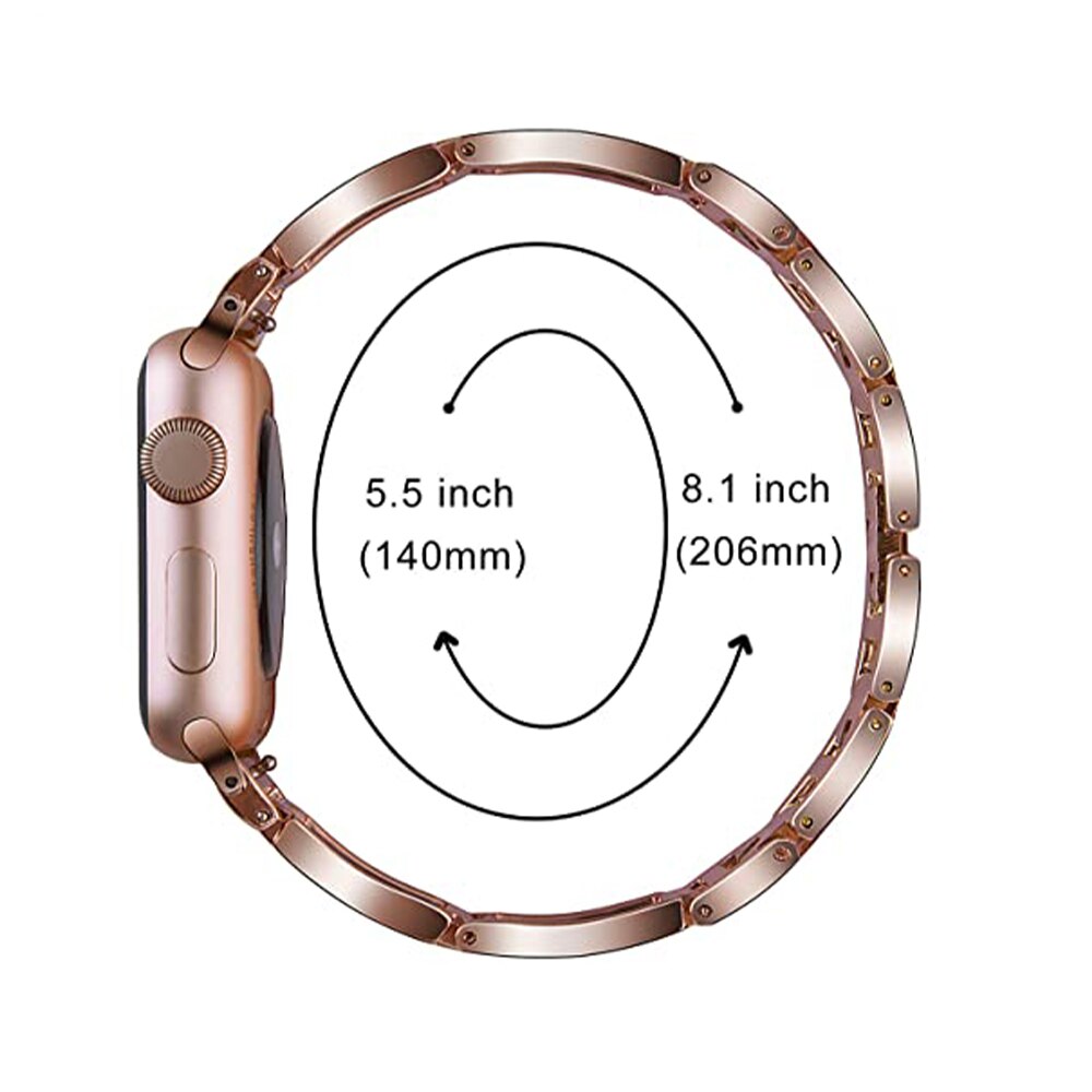 Diamond Strap for Apple Watch Band 7 6 41mm 45mm 38/42mm 40mm 44mm Jewelry Metal Bracelet for iWatch Series 7 SE 5 3 Wristbands