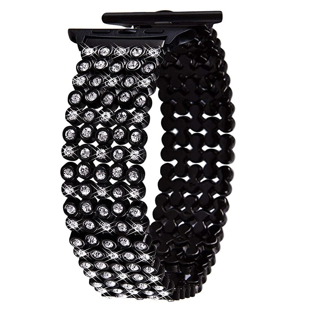 Diamond Strap for Apple Watch Band 7 6 41mm 45mm 38/42mm 40/44mm Jewelry Bracelet for iWatch Series 7 SE 5 3 Metal Bands