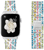 Diamond Strap for Apple Watch Band 7 6 41mm 45mm 38/42mm 40/44mm Jewelry Metal Bracelet Belt for iWatch Series SE 5 3 Wristbands