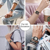 Diamond Strap for Apple Watch Band 7 6 41mm 45mm 38/42mm 40/44mm Women's Jewelry Metal Bracelet for iWatch Series 7 SE 5 3 Bands