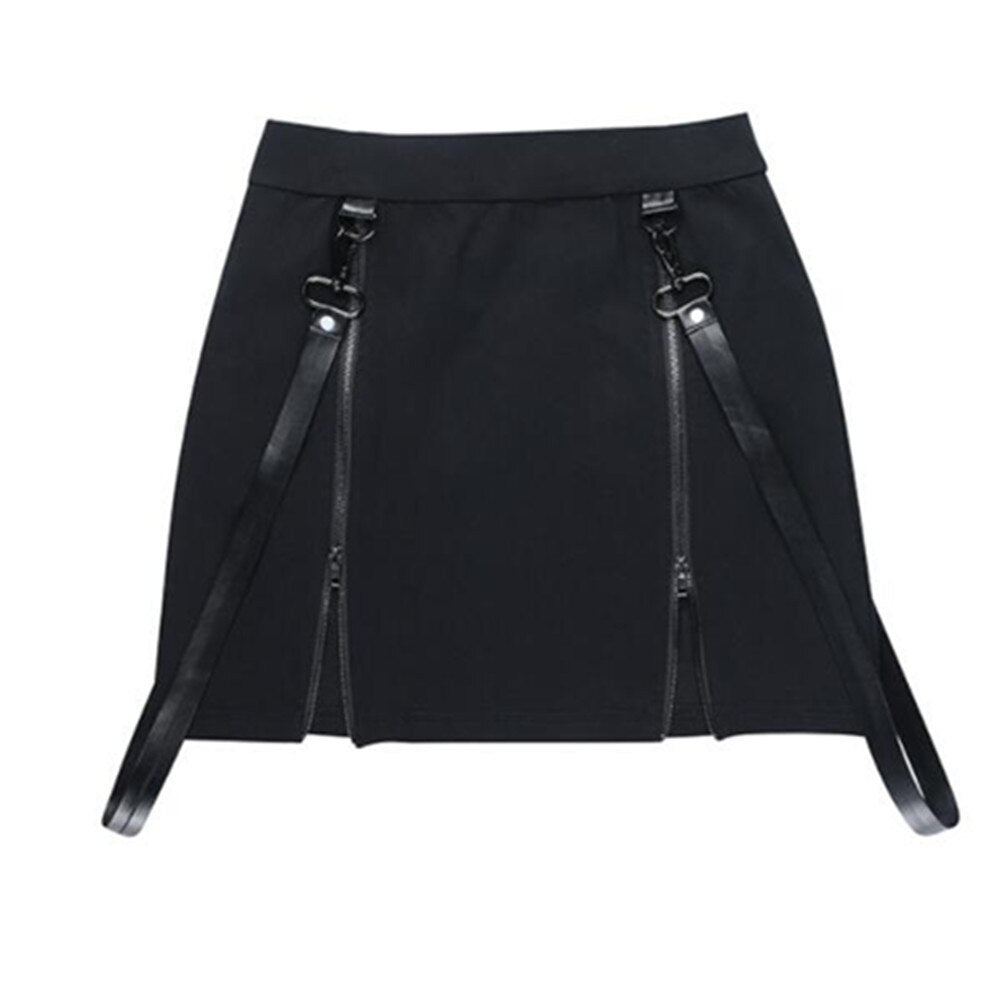 Black pencil hotsell skirt grunge