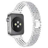 Diamond Strap for Apple Watch Band 7 6 41mm 45mm 38/42mm 40/44mm Jewelry Bracelet for iWatch Series 7 SE 5 3 Metal Bands