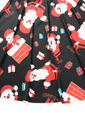 Black 1950s Christmas Santa Claus Dress
