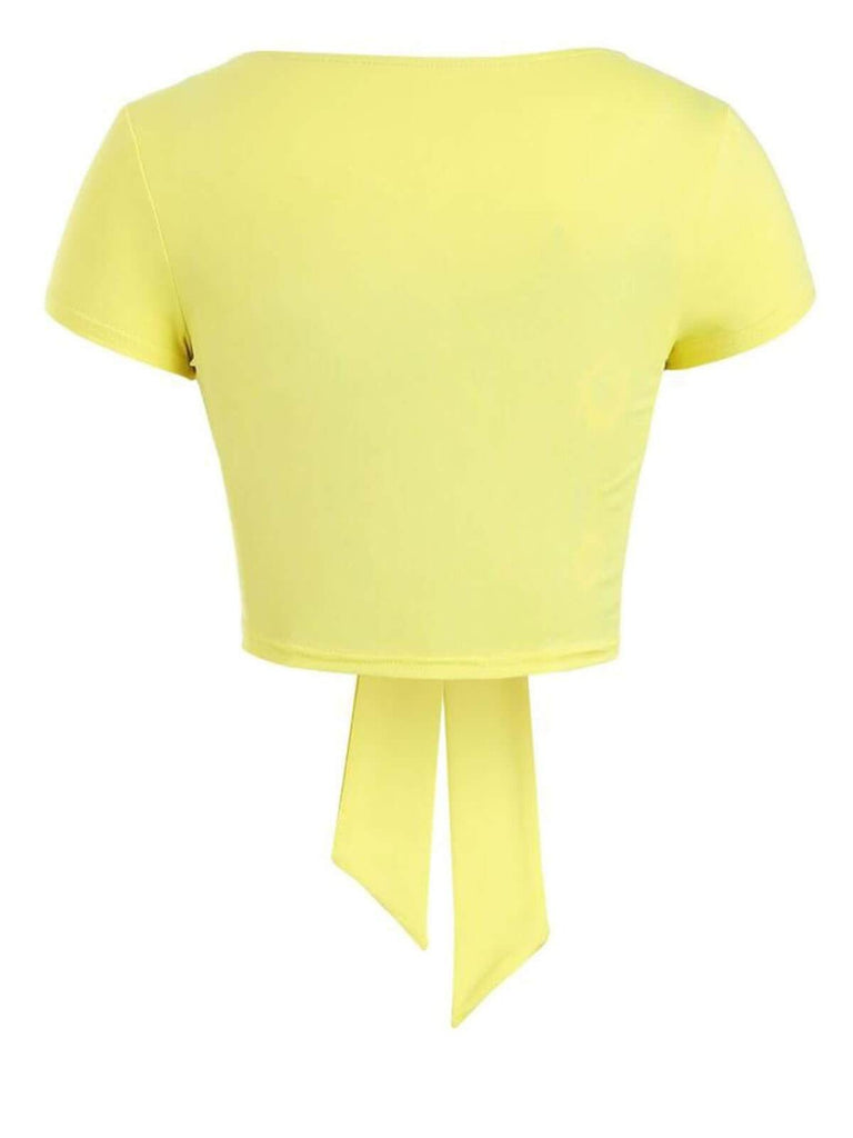 2PCS Front Knot Cardigan Pineapple Strap Dress
