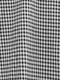 Gray 1950s Plaid Swing Dress