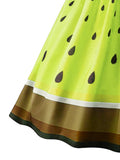 1950s Fruit Watermelon Swing Dress