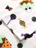 White 1950s Halloween Pumpkin Flared Dress