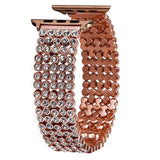 Diamond Strap for Apple Watch Band 7 6 41mm 45mm 38/42mm 40/44mm Jewelry Bracelet for iWatch Series 7 SE 5 3 Metal Bands