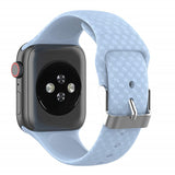 3D Texture Strap for Apple watch band 44mm 40mm Sport Silicone belt watchband bracelet iWatch 38mm 42mm series 3 4 5 se 6 band