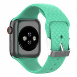 3D Texture Strap for Apple watch band 44mm 40mm Sport Silicone belt watchband bracelet iWatch 38mm 42mm series 3 4 5 se 6 band