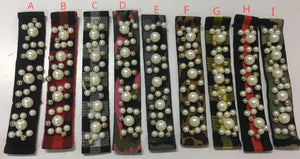Pearl Beads Camouflage Apple Watch Band Stretch Watch Band Elastic Nylon watch Band 38mm 42mm Apple watch scrunchies