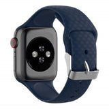 3D Texture Strap for Apple watch band 44mm 40mm Sport Silicone belt watchband bracelet iWatch 38mm 42mm series 3 4 5 se 6 band