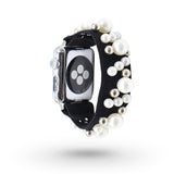 Pearl Beads Camouflage Apple Watch Band Stretch Watch Band Elastic Nylon watch Band 38mm 42mm Apple watch scrunchies