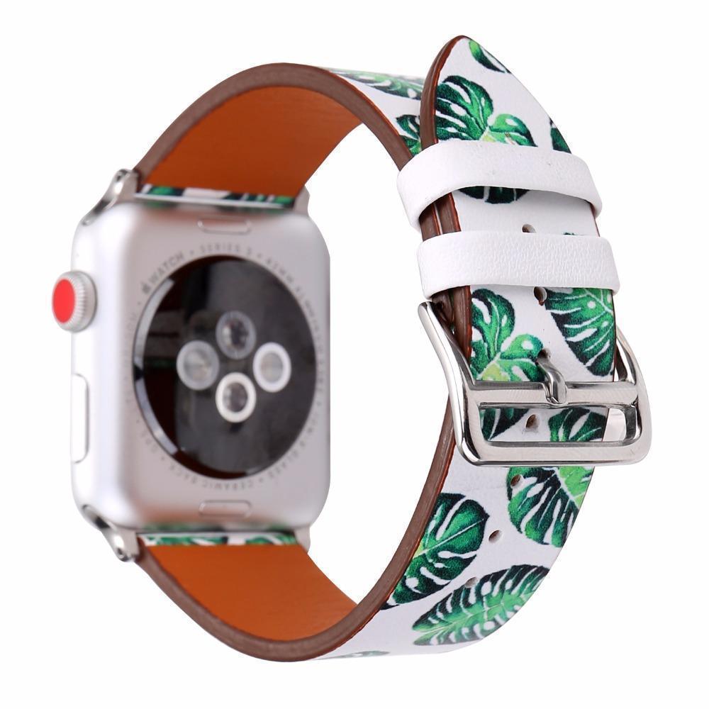 Accessories Apple Watch band strap, flower floral design print, 44mm/ 40mm/ 42mm/ 38mm , Series 1 2 3 4