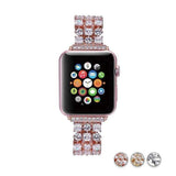 Accessories Apple Watch crystal band, Luxury Bling Diamond Bracelet,  Rhinestone Stainless Steel Strap 44mm/ 40mm/ 42mm/ 38mm, iWatch Series 1 2 3 4