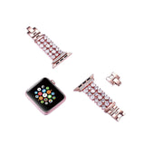 Accessories Apple Watch crystal band, Luxury Bling Diamond Bracelet,  Rhinestone Stainless Steel Strap 44mm/ 40mm/ 42mm/ 38mm, iWatch Series 1 2 3 4