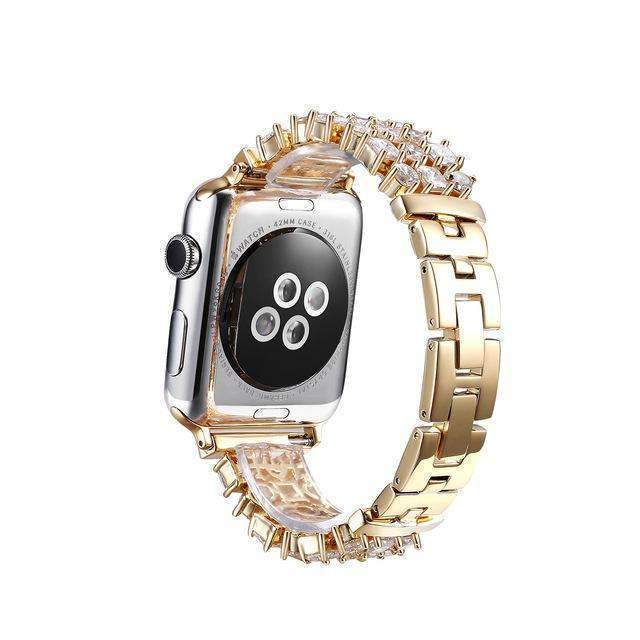 Accessories Apple Watch crystal band, Luxury Bling Diamond Bracelet,  Rhinestone Stainless Steel Strap 44mm/ 40mm/ 42mm/ 38mm, iWatch Series 1 2 3 4