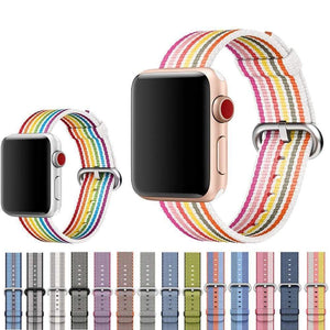 accessories Apple Watch Series 5 4 3 2 Band, Best Apple watch band Nylon Woven Loop 38mm, 40mm, 42mm, 44mm