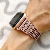 accessories Apple Watch Series 5 4 3 2 Band, Bling Stainless Steel Metal Watch band for Apple Watch band 38mm, 40mm, 42mm, 44mm
