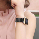 Accessories Apple Watch Series 5 4 3 2 Band, Ceramic link, Luxury Butterfly Clasp Loop Strap Black & white 38mm, 40mm, 42mm, 44mm - US Fast Shipping