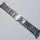 Accessories Apple Watch Series 5 4 3 2 Band, Ceramic link, Luxury Butterfly Clasp Loop Strap Black & white 38mm, 40mm, 42mm, 44mm - US Fast Shipping