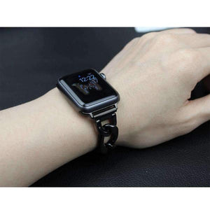 accessories Apple Watch Series 5 4 3 2 Band, Chain link Bracelet Strap Metal Wrist Belt Replacement Clock Watch, 38mm, 40mm, 42mm, 44mm-USA Fast Shipping