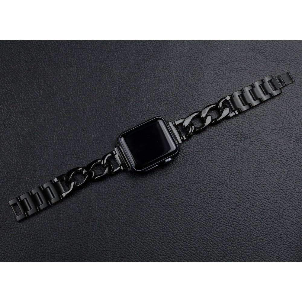 accessories Apple Watch Series 5 4 3 2 Band, Chain link Bracelet Strap Metal Wrist Belt Replacement Clock Watch, 38mm, 40mm, 42mm, 44mm-USA Fast Shipping