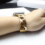 accessories Apple Watch Series 5 4 3 2 Band, Chain link Bracelet Strap Metal Wrist Belt Replacement Clock Watch, 38mm, 40mm, 42mm, 44mm-USA Fast Shipping