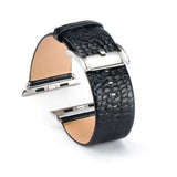 Accessories Apple Watch Series 5 4 3 2 Band, Crocodile Genuine Leather Strap for iWatch 38mm, 40mm, 42mm, 44mm