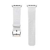Accessories Apple Watch Series 5 4 3 2 Band, Crocodile Genuine Leather Strap for iWatch 38mm, 40mm, 42mm, 44mm
