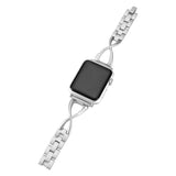 Accessories Apple Watch Series 5 4 3 2 Band, Elegant Crystal bling Rhinestone Bracelet, Stainless Steel for iwatch 38mm, 40mm, 42mm, 44mm - US fast shipping