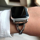 Accessories Apple Watch Series 5 4 3 2 Band, Elegant Crystal bling Rhinestone Bracelet, Stainless Steel for iwatch 38mm, 40mm, 42mm, 44mm - US fast shipping
