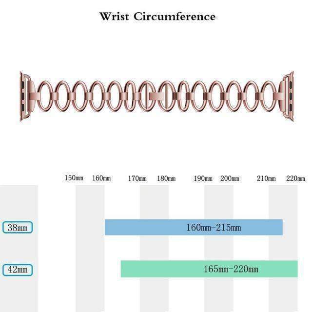 accessories Apple Watch Series 5 4 3 2 Band,  Elliptical Style Wristband, Stainless Steel Metal iWatch Strap 38mm, 40mm, 42mm, 44mm