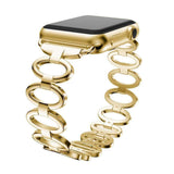 accessories Apple Watch Series 5 4 3 2 Band,  Elliptical Style Wristband, Stainless Steel Metal iWatch Strap 38mm, 40mm, 42mm, 44mm