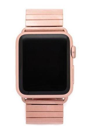accessories Apple Watch Series 5 4 3 2 Band,  Elliptical Style Wristband, Stainless Steel Metal iWatch Strap 38mm, 40mm, 42mm, 44mm