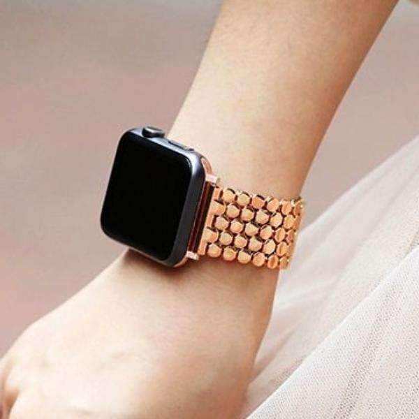 Accessories Apple watch series 5 4 3 2 Band honeycomb Stainless steel iwatch strap, 44mm, 40mm, 42mm, 38mm, US Fast Shipping