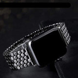 Accessories Apple watch series 5 4 3 2 Band honeycomb Stainless steel iwatch strap, 44mm, 40mm, 42mm, 38mm, US Fast Shipping