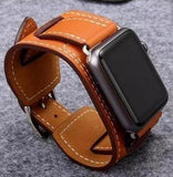 accessories Apple Watch Series 5 4 3 2 Band, Leather Double Tour wrap Bracelet Strap Watchband fits 38mm, 40mm, 42mm, 44mm - US Fast Shipping