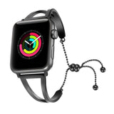 Accessories Apple Watch Series 5 4 3 2 Band, Luxury Cuff Stainless Steel Adjustable Bracelet Watchband Women 38mm, 40mm, 42mm, 44mm - US Fast Shipping