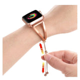 Accessories Apple Watch Series 5 4 3 2 Band, Luxury Cuff Stainless Steel Adjustable Bracelet Watchband Women 38mm, 40mm, 42mm, 44mm - US Fast Shipping