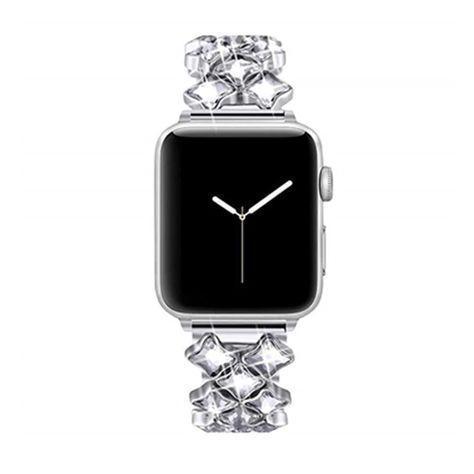 accessories Apple Watch Series 5 4 3 2 Band, Rose gold Bling Diamond Stainless Steel Strap 38mm, 40mm, 42mm, 44mm