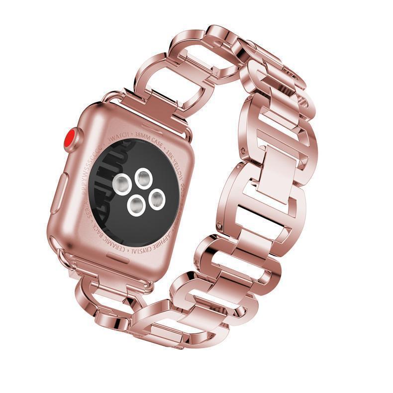accessories Apple Watch Series 5 4 3 2 Band, Smart Watch Diamond Metal bracelet for iWatch 38mm, 40mm, 42mm, 44mm - US Fast Shipping