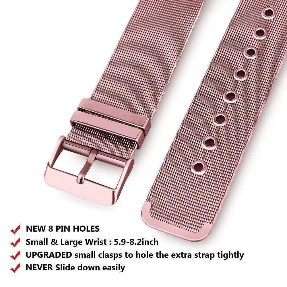 accessories Apple Watch Series 5 4 3 2 Band, Sport Milanese Loop with buckle, Stainless Steel iwatch 38mm, 40mm, 42mm, 44mm - US Fast Shipping