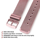 accessories Apple Watch Series 5 4 3 2 Band, Sport Milanese Loop with buckle, Stainless Steel iwatch 38mm, 40mm, 42mm, 44mm - US Fast Shipping