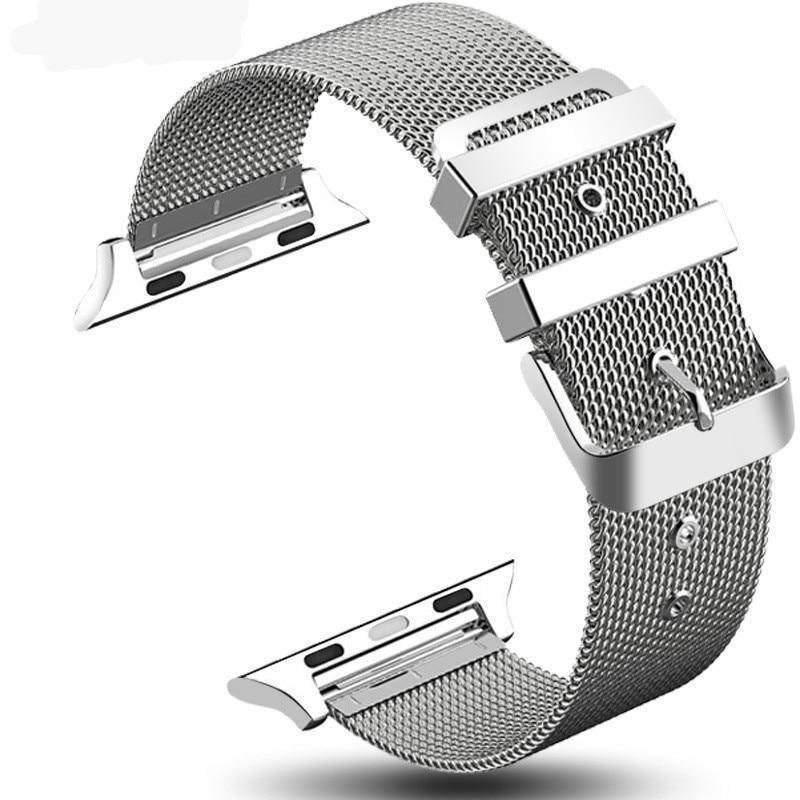 accessories Apple Watch Series 5 4 3 2 Band, Sport Milanese Loop with buckle, Stainless Steel iwatch 38mm, 40mm, 42mm, 44mm - US Fast Shipping