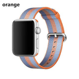 accessories Orange / 38mm / 40mm Apple Watch Series 5 4 3 2 Band, Best Apple watch band Nylon Woven Loop 38mm, 40mm, 42mm, 44mm