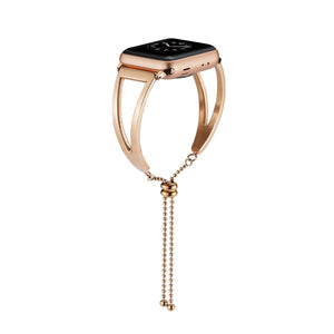 Accessories Rose Gold / 38mm / 40mm Apple Watch Series 5 4 3 2 Band, Luxury Cuff Stainless Steel Adjustable Bracelet Watchband Women 38mm, 40mm, 42mm, 44mm - US Fast Shipping