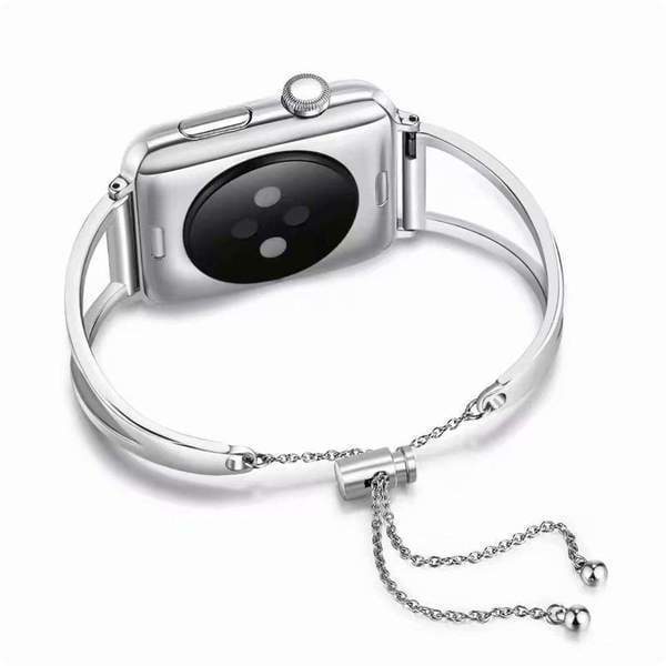 accessories Silver 3 / 38mm/40mm Apple Watch Series 5 4 3 2 Band, Cuff Rose Gold Band, Stainless Steel, Women Strap, Bangle Bracelet, fits 38mm, 40mm, 42mm, 44mm